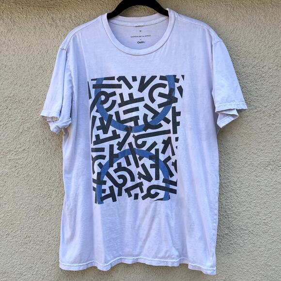 Aaron de la Cruz X Oath Short Sleeve Graphic Print Tee M - Picture 1 of 7